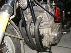 1974 Laverda 3C Front Engine Detail