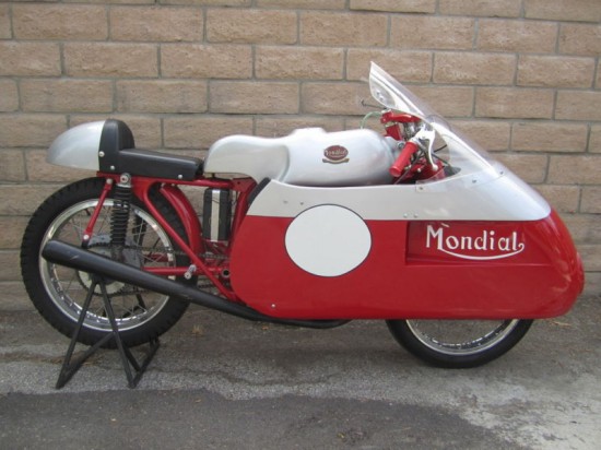 This bike now for sale on ebay is a Mondial engine stuck in a Ducati frame