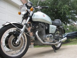 1974 Laverda SF Silver Front Quarter