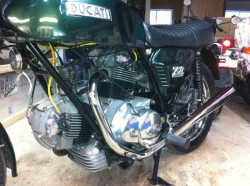 1975 Ducati 750 GT R Side Engine