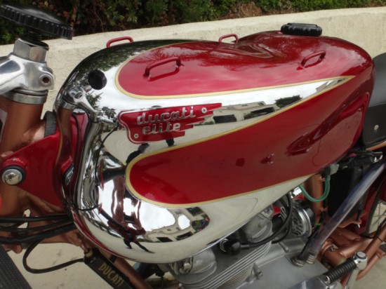 1959 Ducati Elite Tank Detail