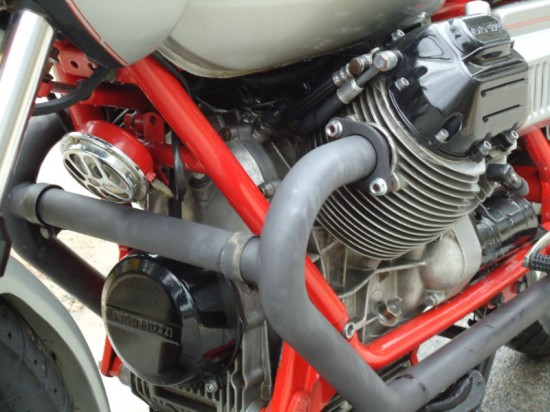 1978 Moto Guzzi LeMans Silver L Side Engine