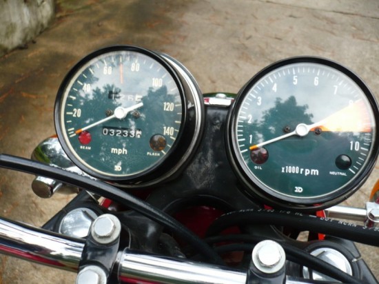 1971 Honda CB750 dash