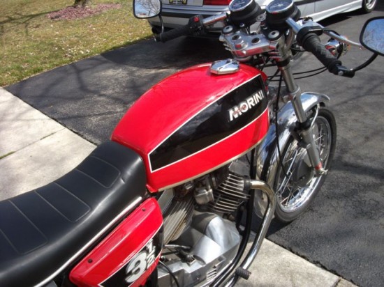 1976 Moto Morini 350 Rear