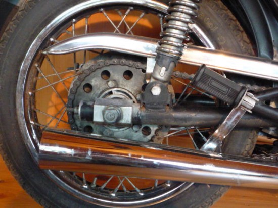 1975 Ducati 750GT R Rear Wheel