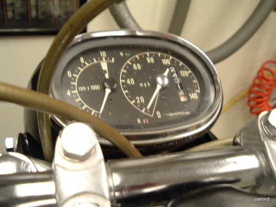 1967 Honda CB450 Dash