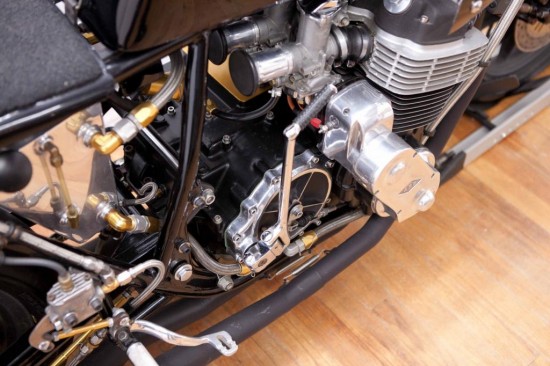 1975 Honda CB LeMans R Engine Above