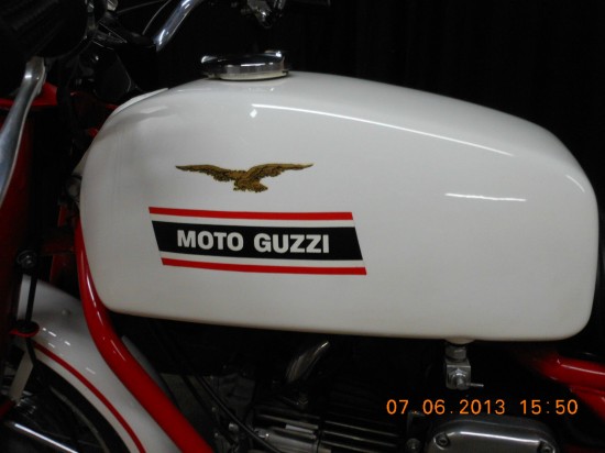 1970 Moto Guzzi Falcone L Side Tank Detail