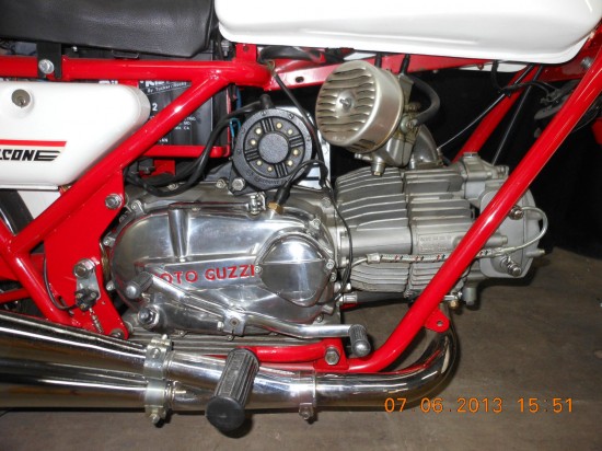 1970 Moto Guzzi Falcone R Side Detail