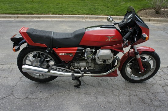 1984 Moto Guzzi LeMans III Red R Side