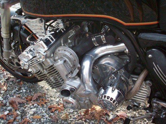 1979 Honda CBX Turbo L Side Engine