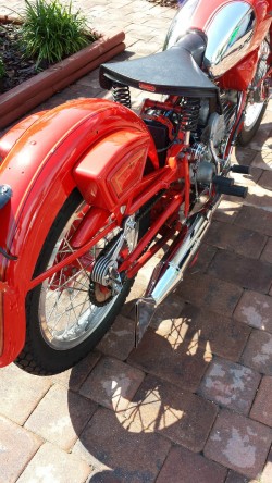 1954 Moto Guzzi Falcone R Rear