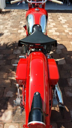 1954 Moto Guzzi Falcone Rear