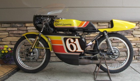 1975 Yamaha TA125 L Side