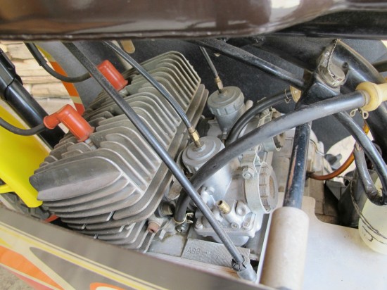 1975 Yamaha TA125 L Side Engine
