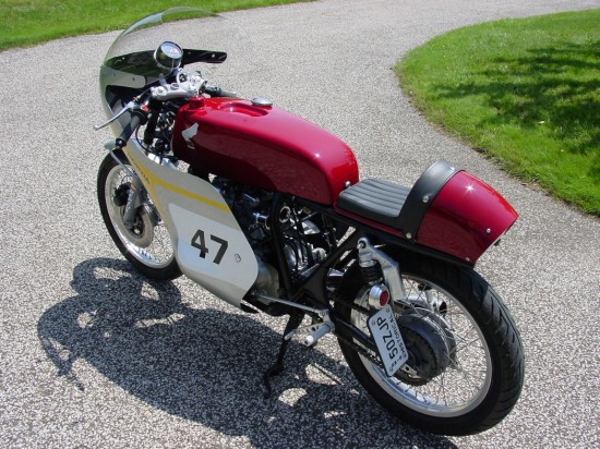 1966 Honda CB350 RC166 Replica L Side Rear