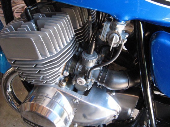1972 Kawasaki H2 750 Engine Detail