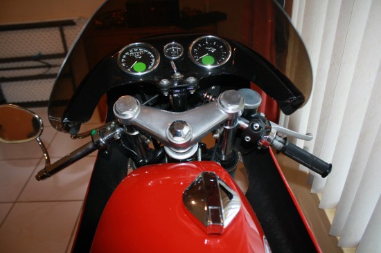 1969 Norton Dunstall Cockpit