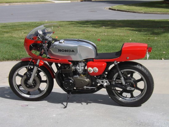 1973 Honda CB500 Cafe L Side