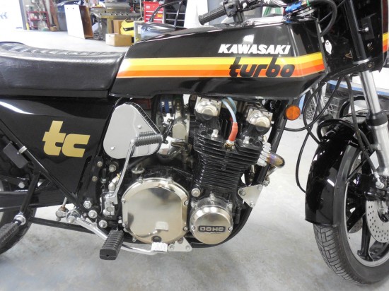 1979 Kawasaki Z1R TC Turbo R Side Detail