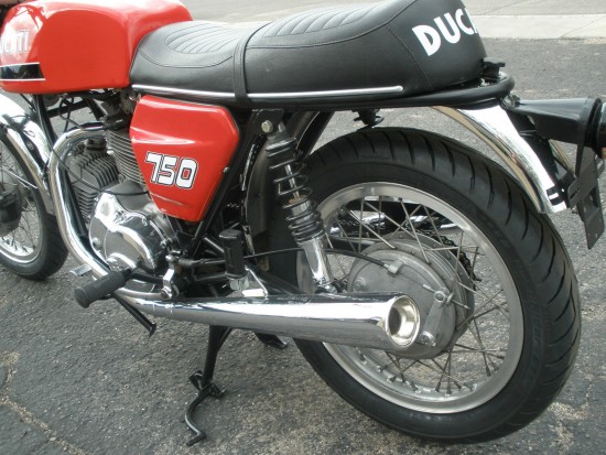 1972 Ducati 750GT L Side Rear