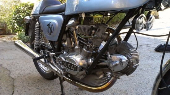 1973 Ducati 750GT Cafe Engine Detail