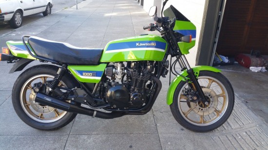 1982 Kawasaki GPz1100 R Side