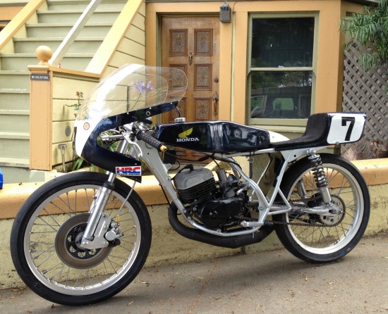 1977 Honda MT125R L Side