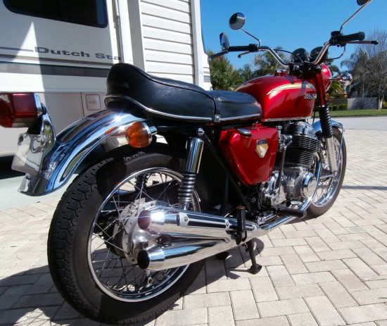 1969 Honda CB750 R Side Rear