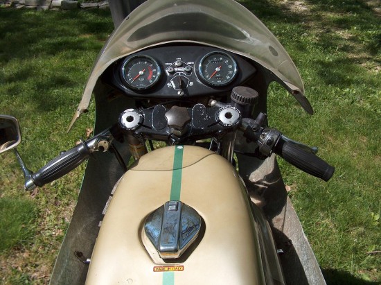 1974 Ducati 750 Super Sport Cockpit