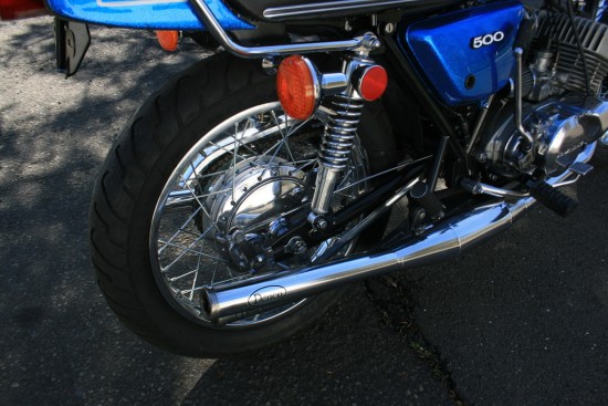 1975 Kawasaki H1 500 R Side Rear Detail