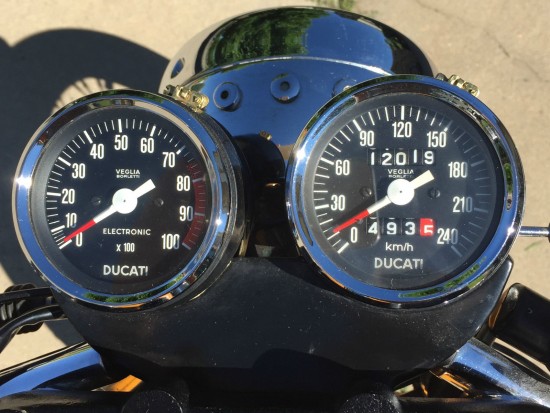 1974 Ducati 750 Sport Clocks