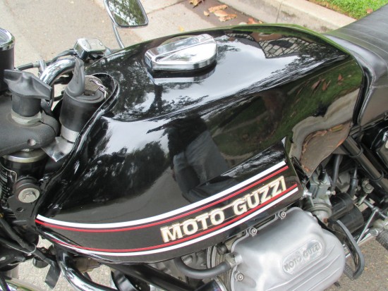 1974 Moto Guzzi V7 Sport Tank Detail