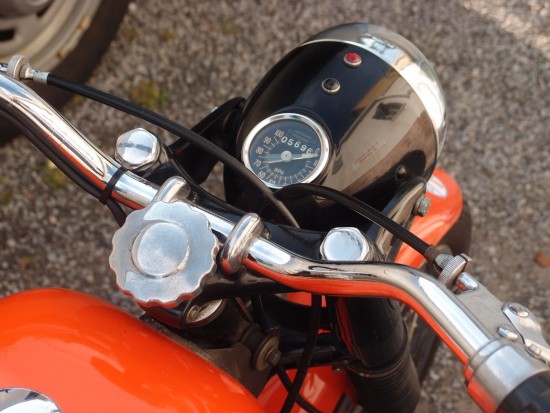 1967 Harley Davidson Sprint 250 Cockpit