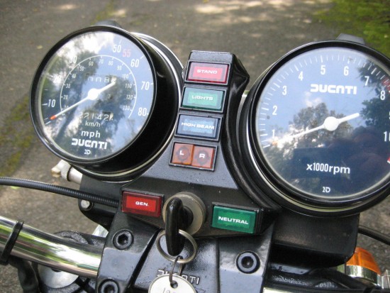 1981 Ducati Darmah Clocks