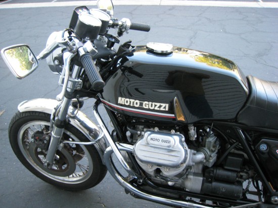 1973 Moto Guzzi V7 Sport L Side Detail