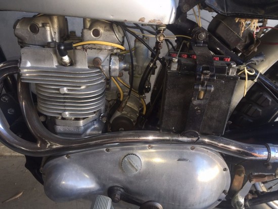 1949 Triumph Trophy 500 L Side Engine