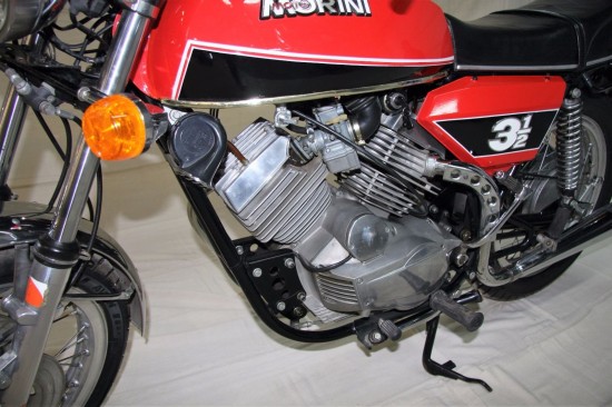 1977 Moto Morini 350 R Side Engine