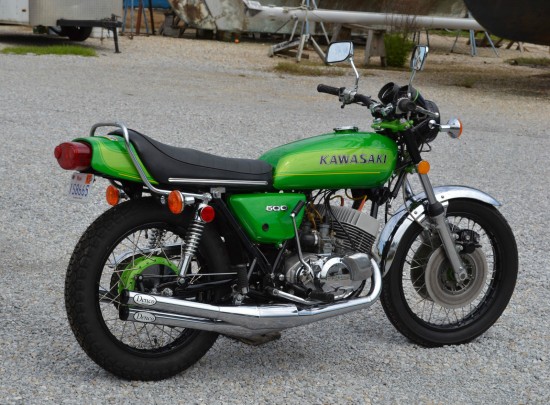 1974 Kawasaki H1 500 R Rear